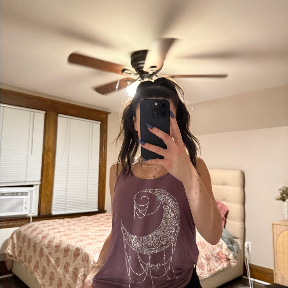 Bear Dance Gray Sleeveless Muscle Tee Tank Top